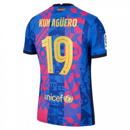 Koszulka FC Barcelona Sergio Agüero 19 Trzeci Stroje Piłkarskie 2021/22 Krótki Rękaw